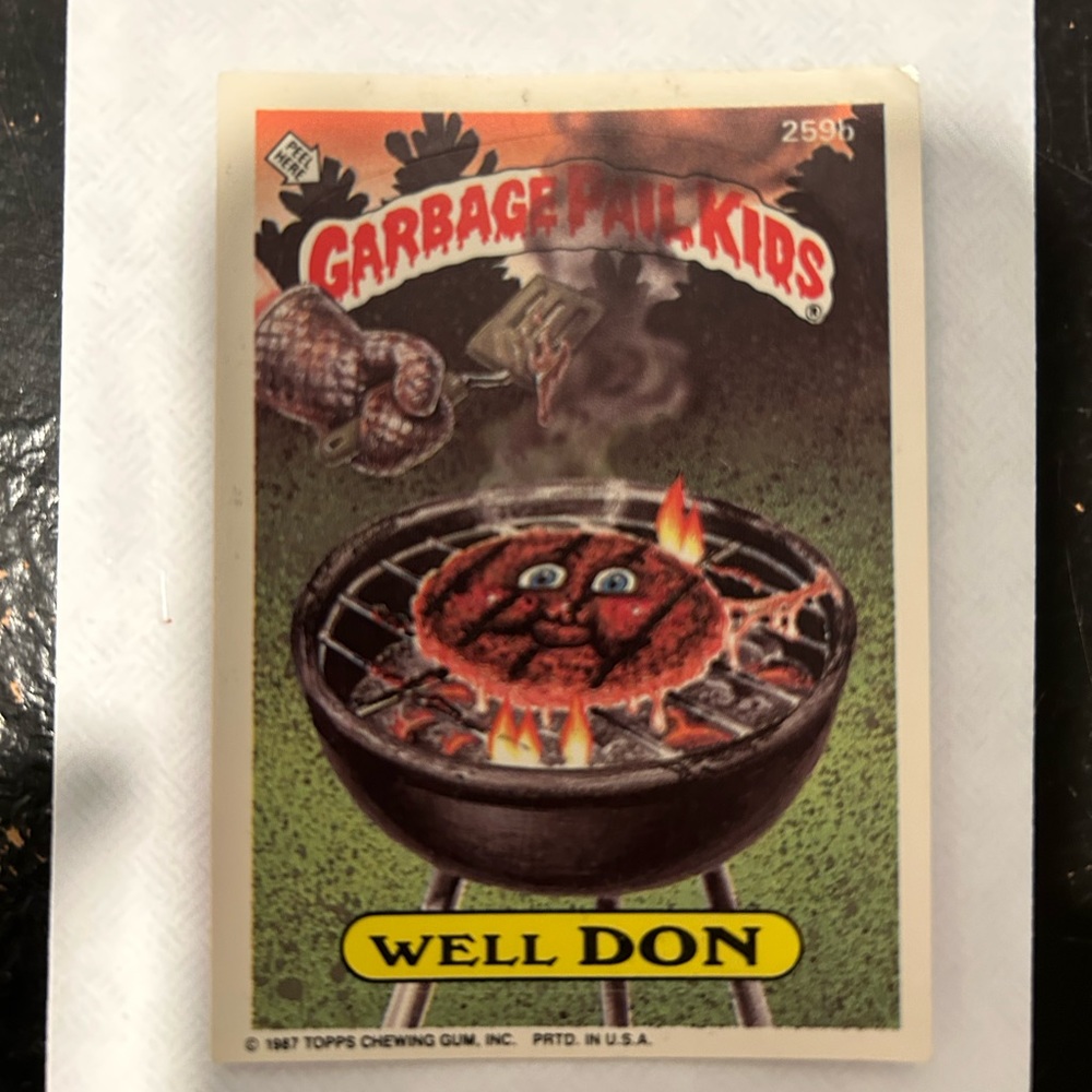1987 Topps Garbage Pail Kids Series 7 Well Don 259b